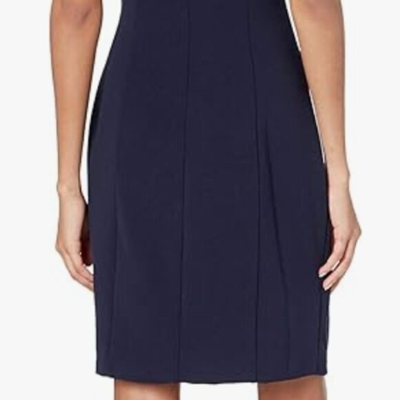 Nanette Nanette Lepore Sleeveless V Neck Double Breasted Blazer Dress - Picture 6 of 6